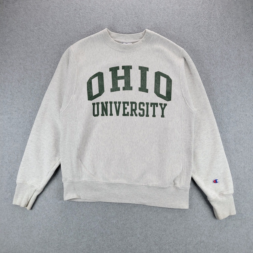 Champion Ohio‎ University Sweatshirt Women Small Gray Reverse Weave Crewneck